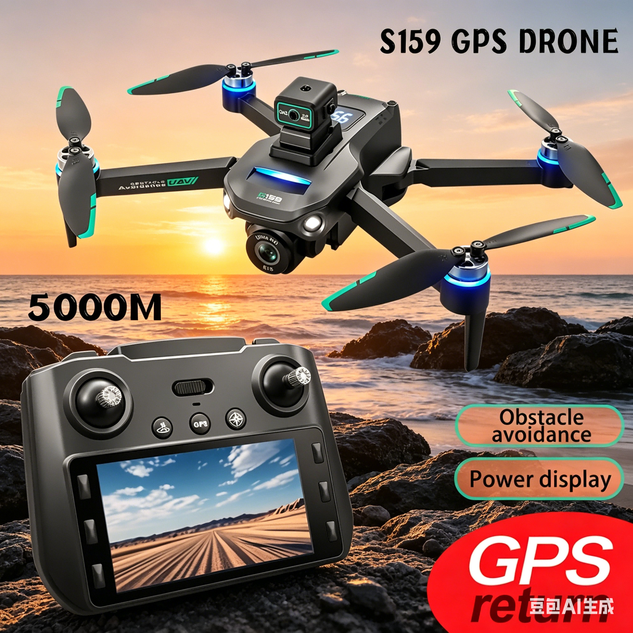 Drone Battery Balance Charger - S159 GPS Drone 4K Profesional Dual