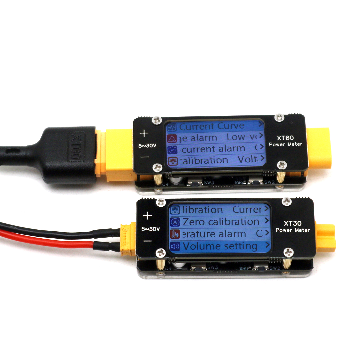 XT30 XT60 Ammeter Power Meter  - مراجعة Drone Battery High Voltage وسعره