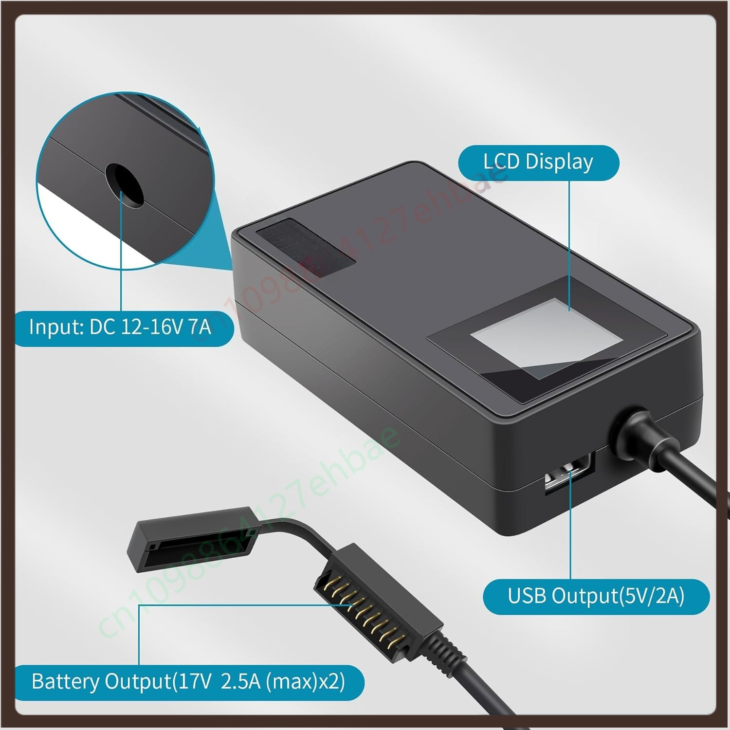 LCD battery car charger for DJ - مراجعة Drone Battery 3S وسعره