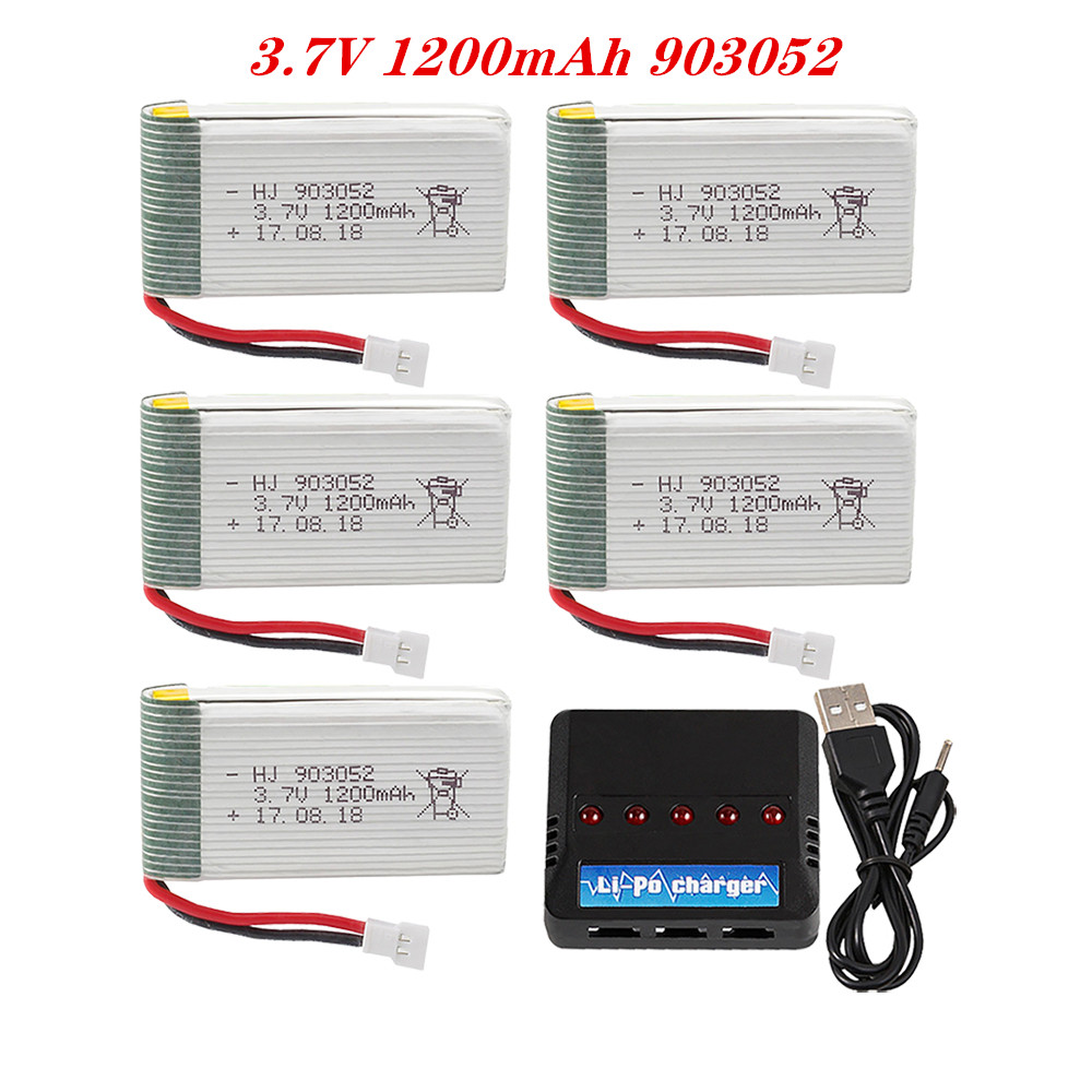 3.7V 1200mah 903052 Lipo Batte - مراجعة Drone Battery Charger وسعره