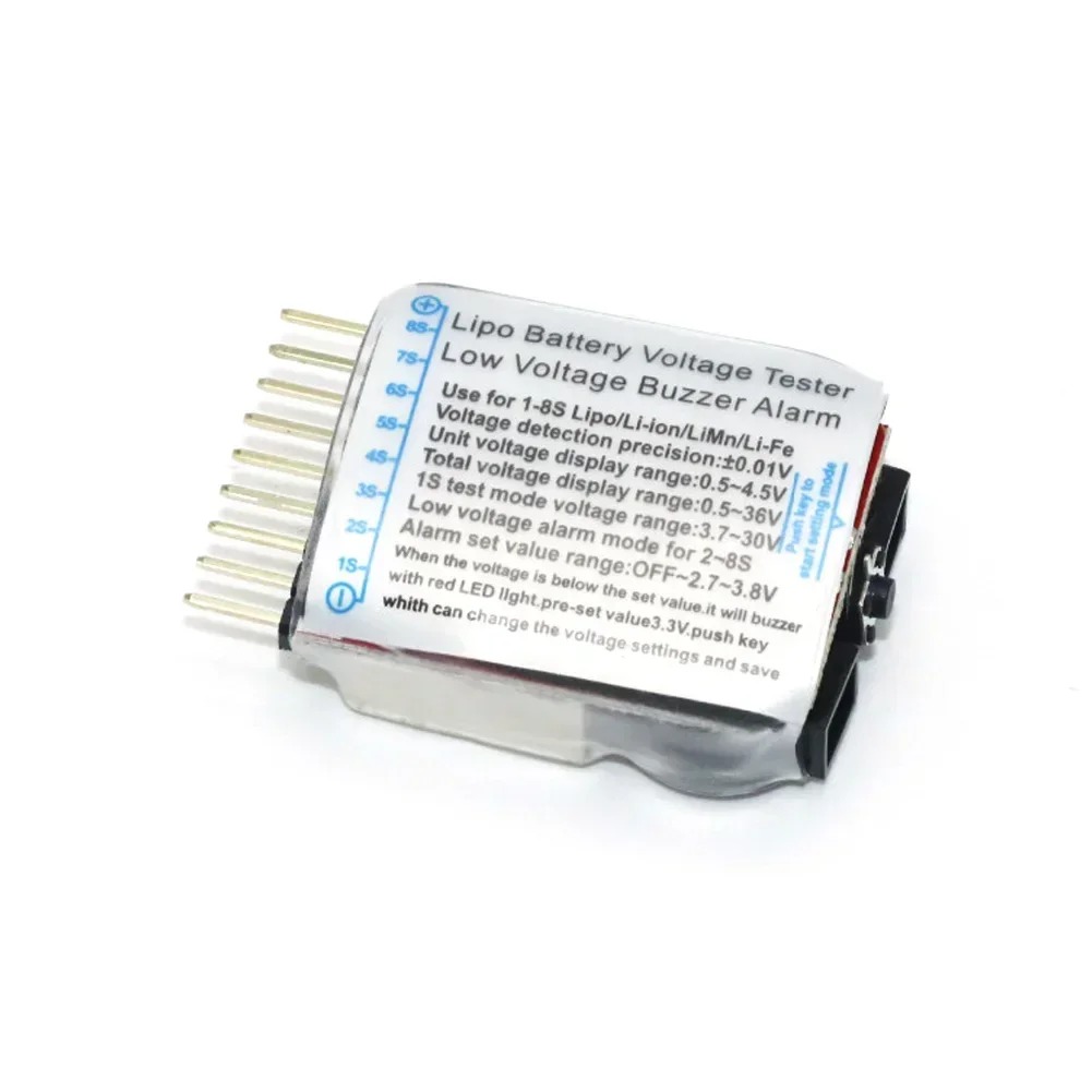 NEEBRC 5PCS 1S-8S LED Lipo Bat - مراجعة Drone Battery Alarm وسعره