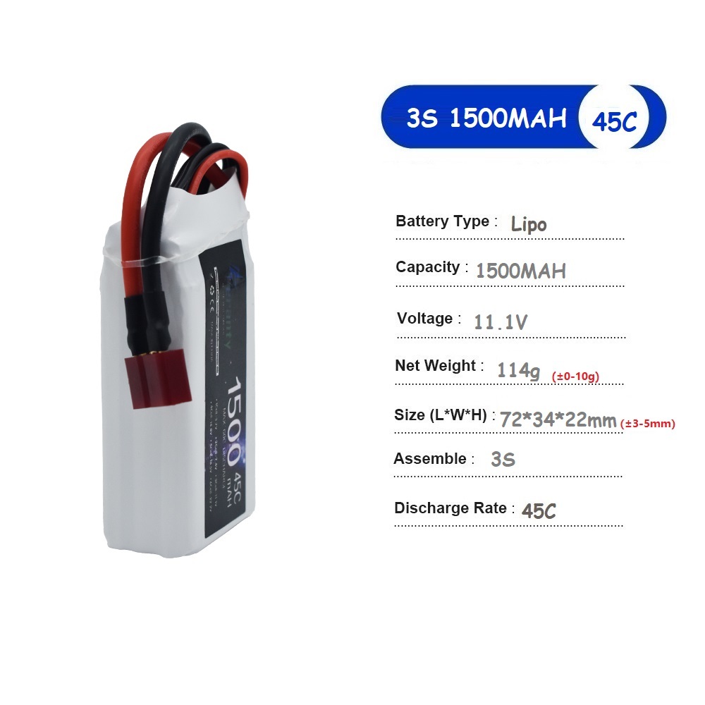 2/4PCS 3S Lipo Battery 11.1V 1 - مراجعة Drone Battery 3S وسعره