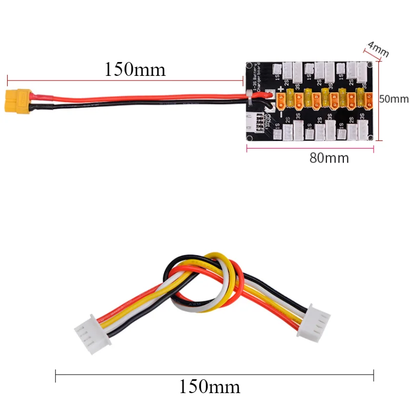 1-5Pcs 1S-3S 20A XT30 Plug Lip - مراجعة Drone Battery Parallel Board وسعره