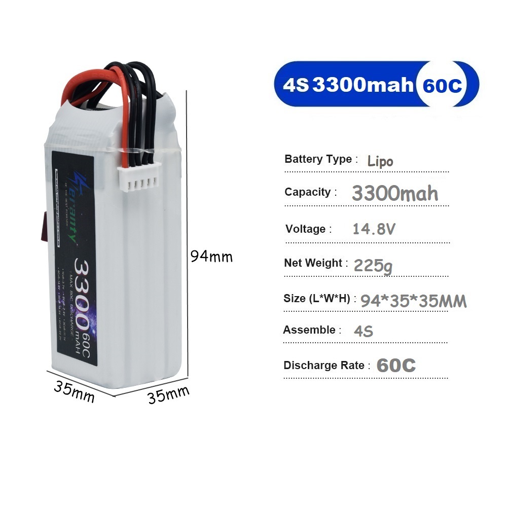 LiPo Rechargeable Battery 4S 3 - مراجعة Drone Battery 4S وسعره
