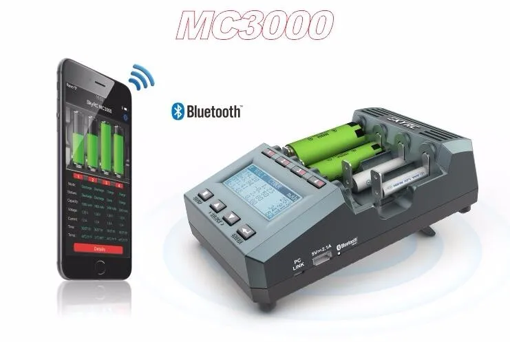 MC3000  Smart 4 Slots LCD Disp - مراجعة Drone Battery Smart وسعره