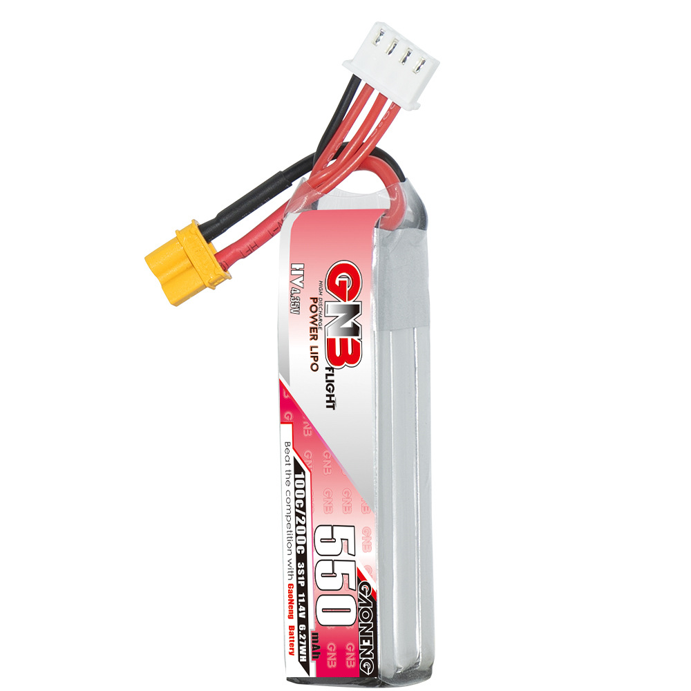 GNB HV 11.4V 550mAh 100C/200C  - مراجعة Drone Battery Plate وسعره