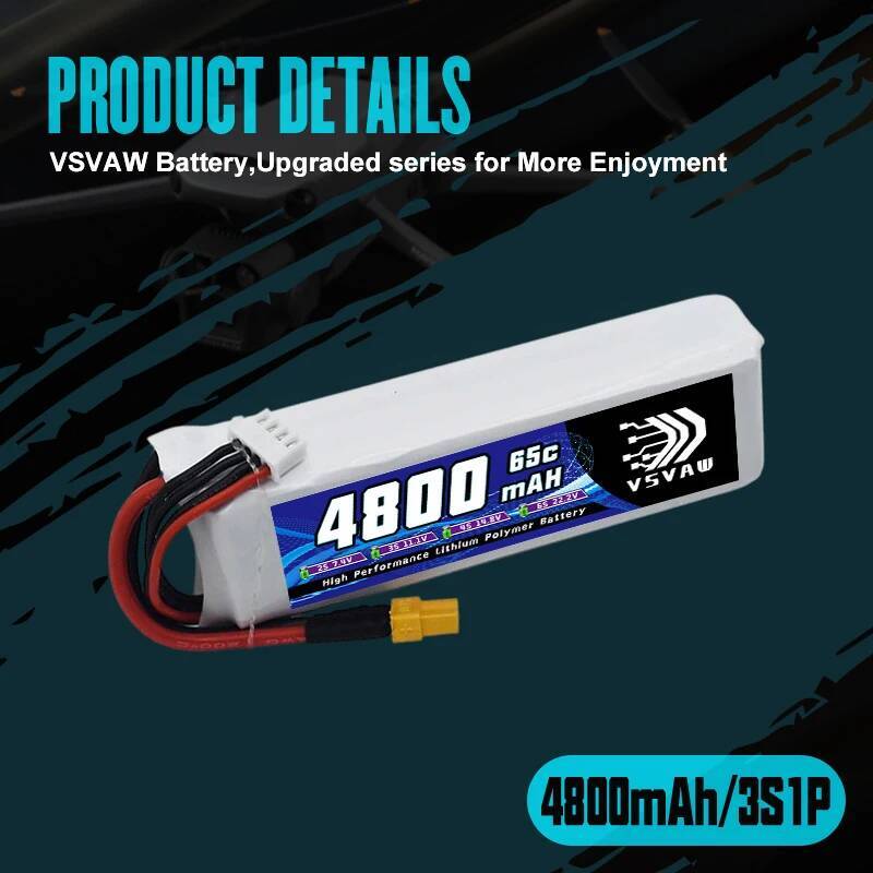 VSVAW 3S Lipo Battery for FPV  - مراجعة Drone Battery Plate وسعره