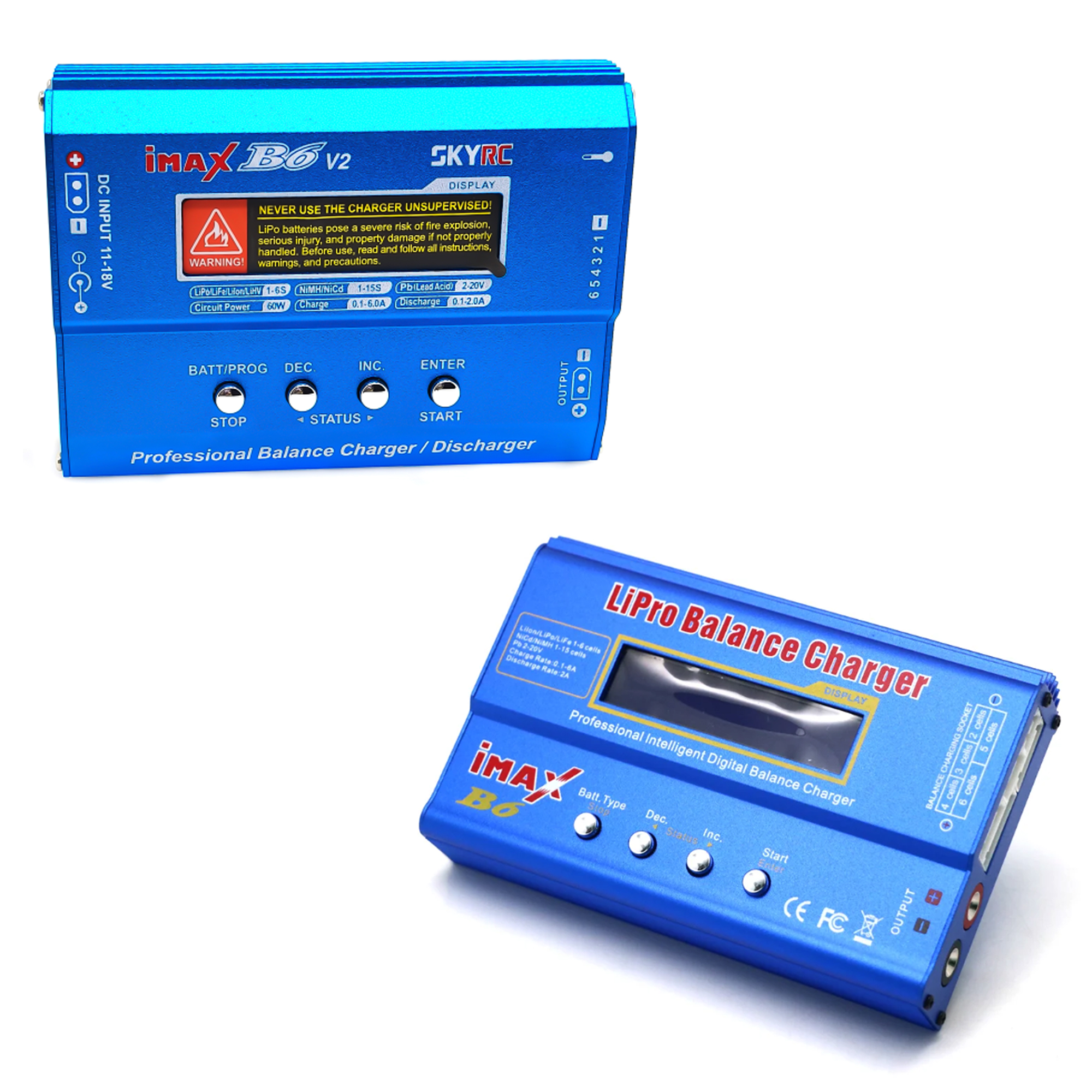 IMAX B6 / B6AC 80W T/XT60plug  - مراجعة Drone Battery Balance Charger وسعره