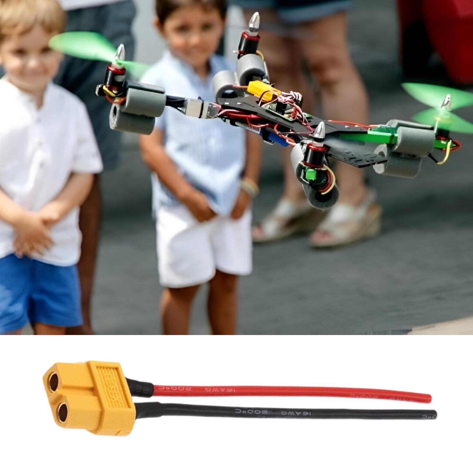 XT60 Male/Female Extension Cab - مراجعة Drone Battery Connector وسعره
