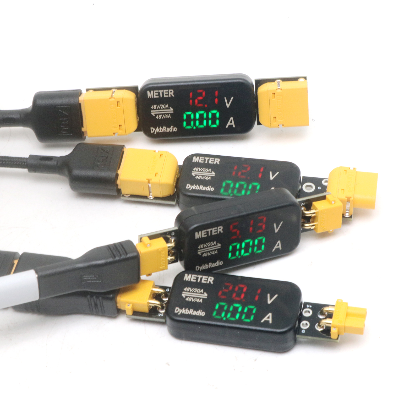 XT30/XT60 20A/4A DC Voltage Cu - مراجعة Drone Battery Voltage Checker وسعره
