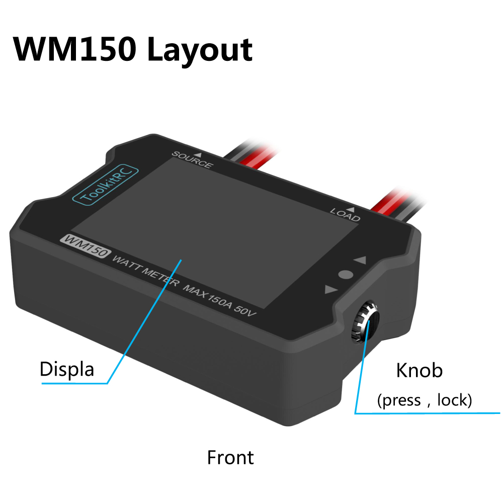 ToolkitRC WM150 150A 50V Watt  - مراجعة Drone Battery Voltage Checker وسعره