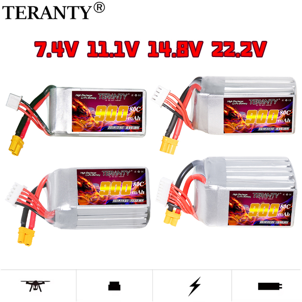 TERANTY 2S 3S 4S 6S 7.4V 11.1V - مراجعة Drone Battery 4S وسعره
