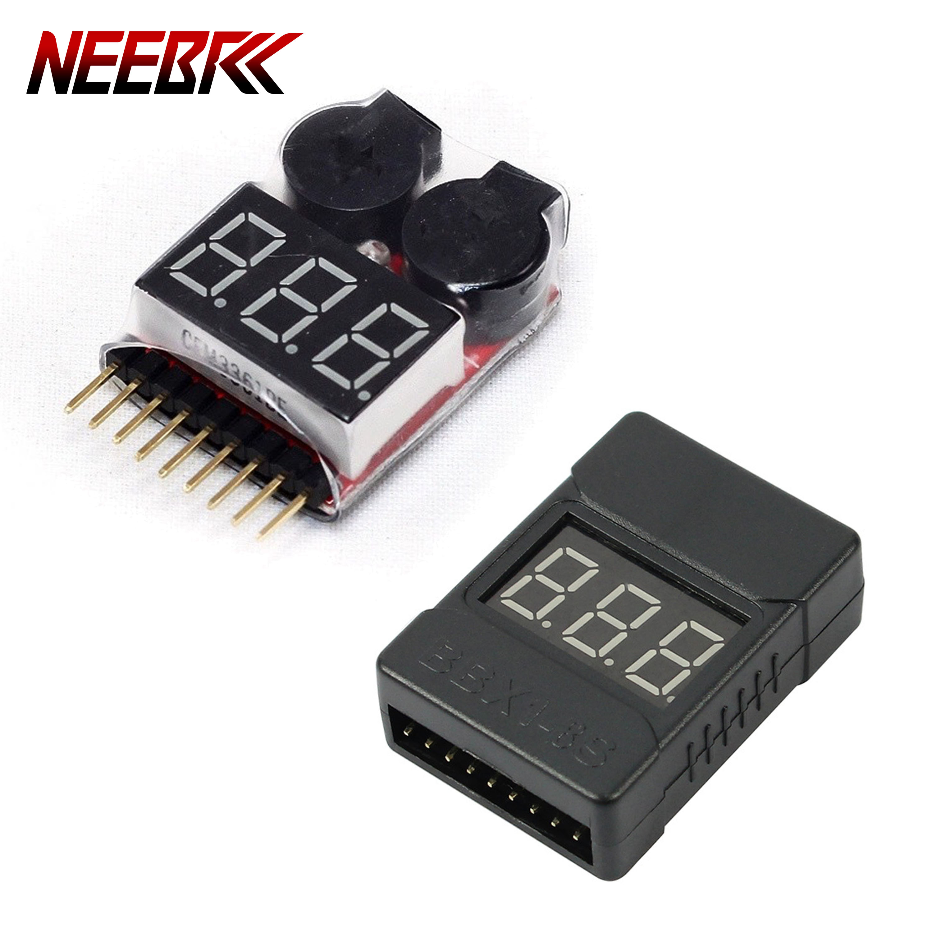 BX100 1-8S 2 in 1 Battery Volt - مراجعة Drone Battery Voltage Checker وسعره