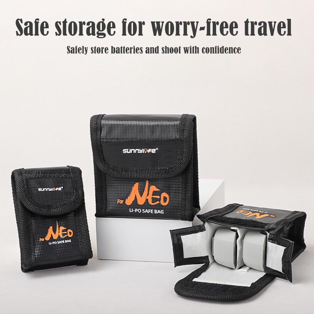 Drone Flight Battery Safe Bag  - مراجعة Drone Battery Bag وسعره