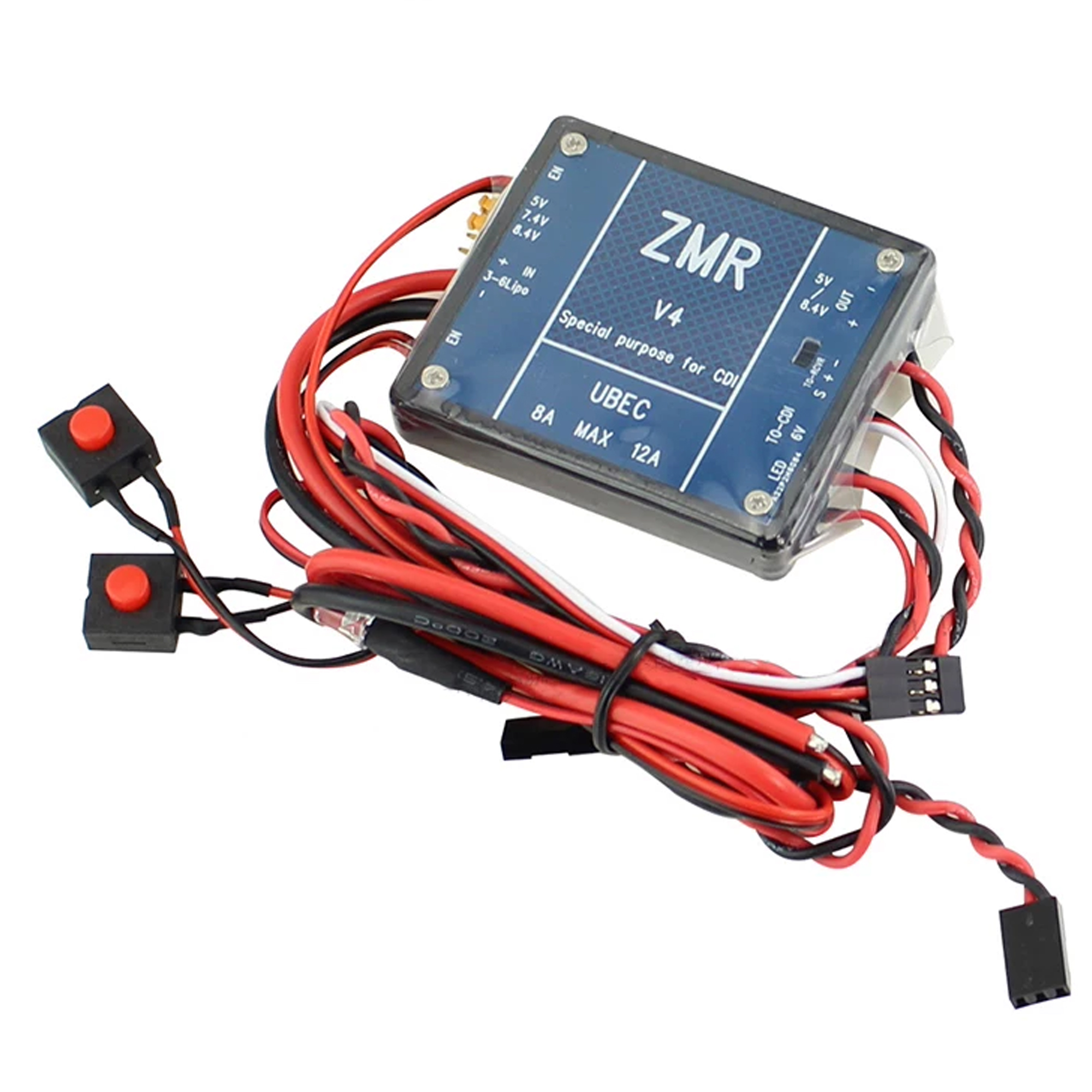 UBEC V2 V3 V4 ZMR 8A Dual BEC  - مراجعة Drone Battery Lipo وسعره