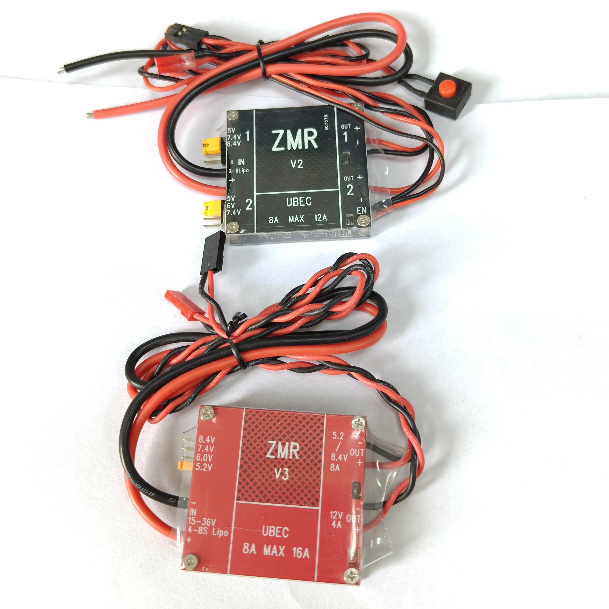 UBEC V2 V3 V4 ZMR 8A Dual BEC  - مراجعة Drone Battery Lipo وسعره
