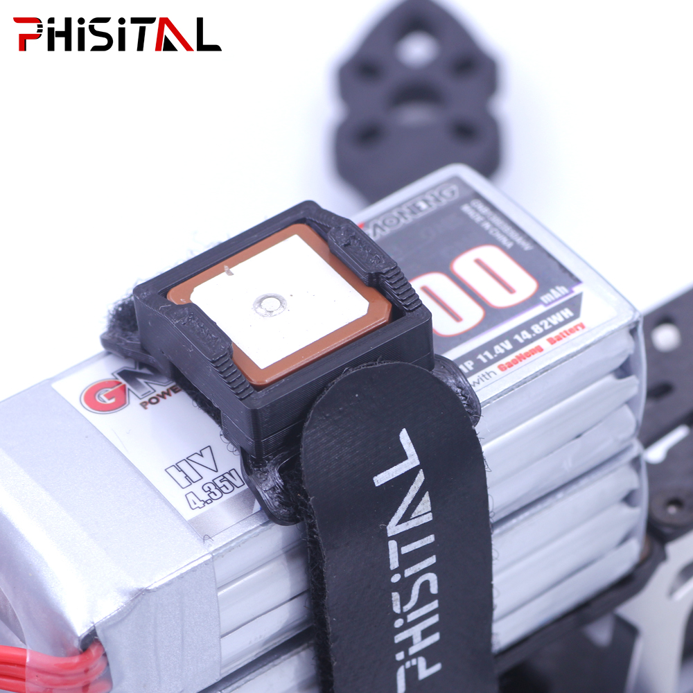 GPS Module Mount 3D Printed TP - مراجعة Drone Battery Strap وسعره