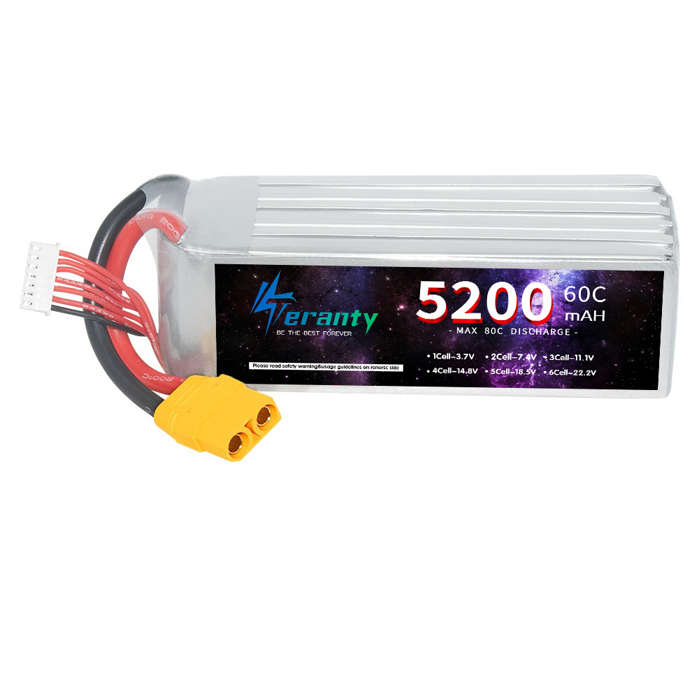 TERANTY 6S 5200mAh Lipo Batter - مراجعة Drone Battery 6S وسعره