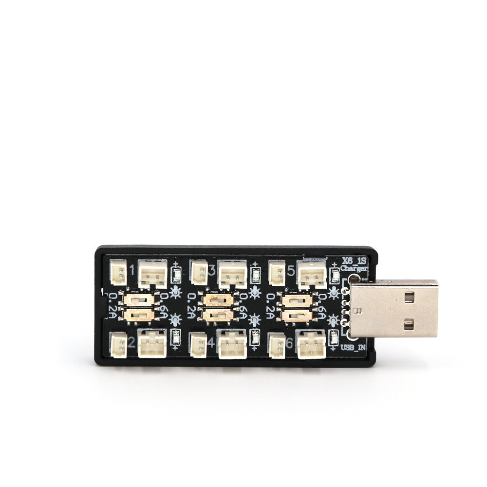 6CH USB 1S LiPo/LiHv 3.7V/4.2V - مراجعة Drone Battery Connector وسعره