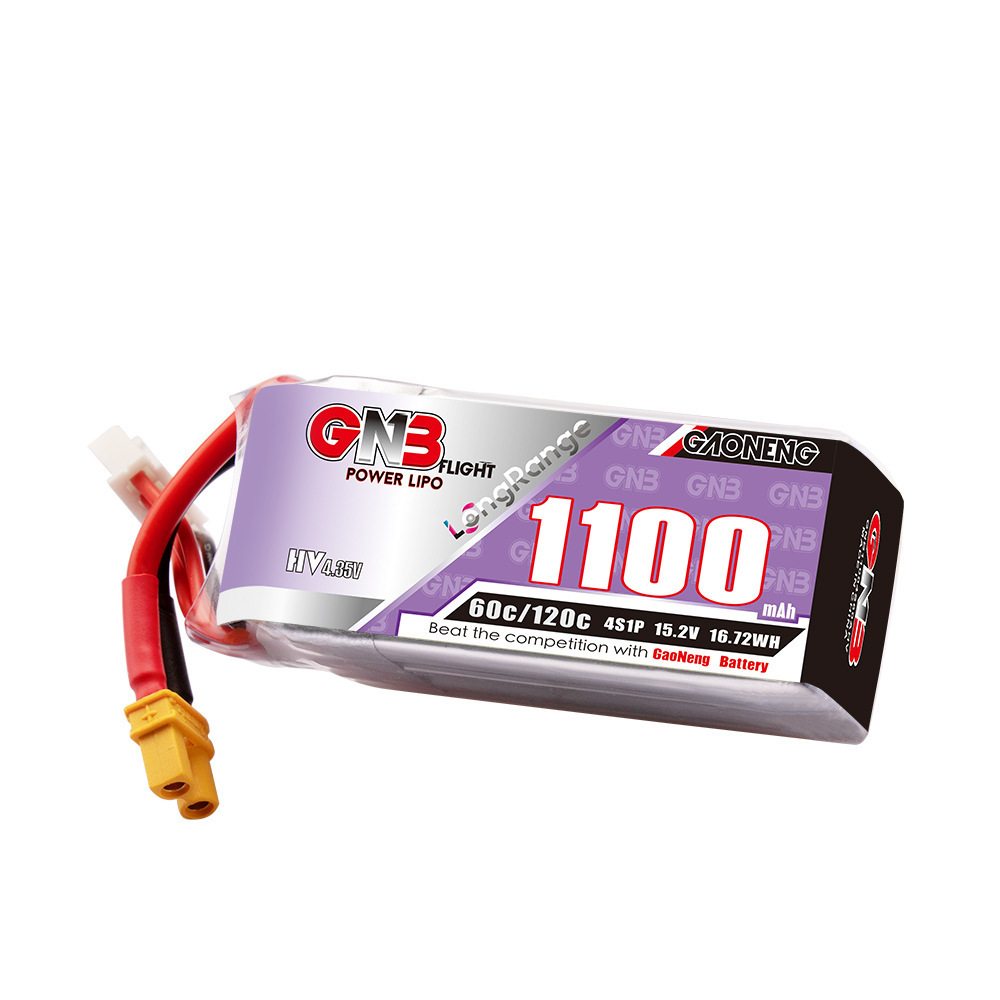 GNB 4S 1100mAh 60C/120C HV Lip - مراجعة Drone Battery 4S وسعره