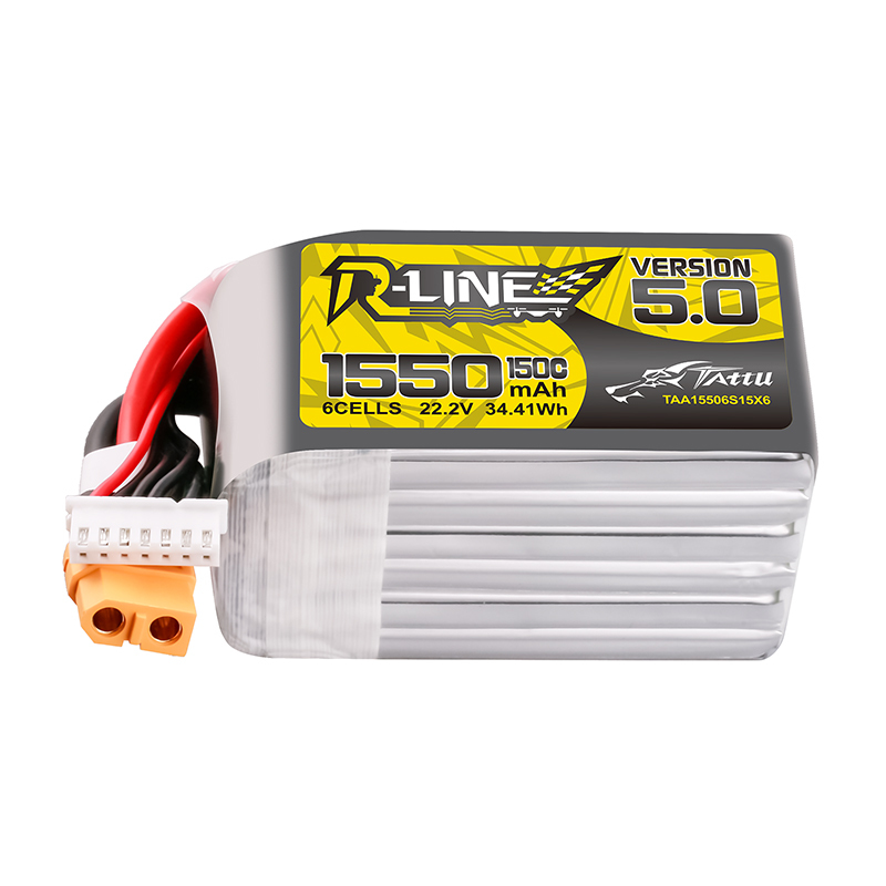 TATTU-R-LINE 5.0 22.2V 1550mAh - مراجعة Drone Battery Plate وسعره