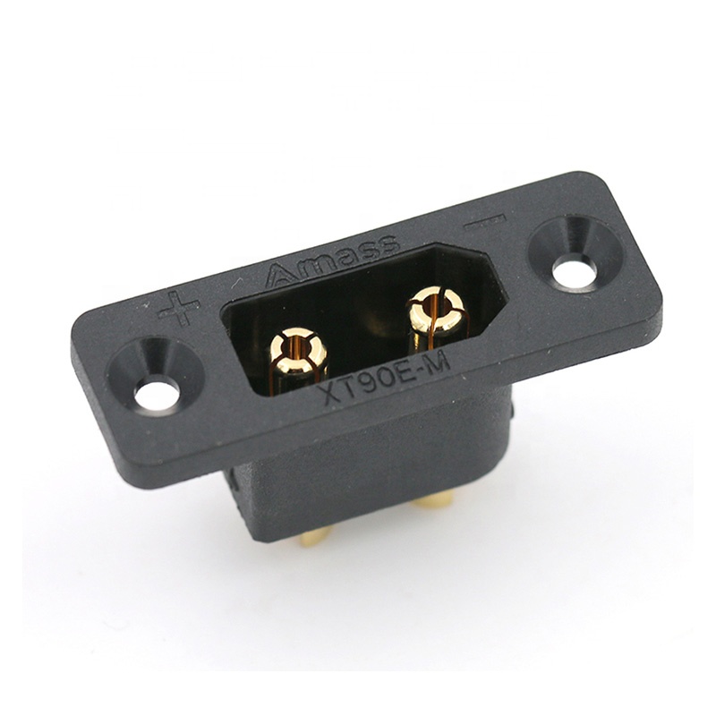 30PCSAmass Black XT90E-M Panel - مراجعة Drone Battery Connector وسعره