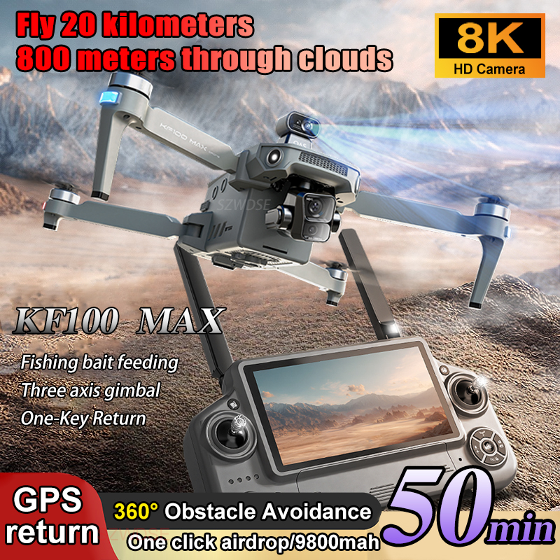 SJRC KF100 MAX 8K UHD Photo HD - مراجعة Drone Battery Case وسعره