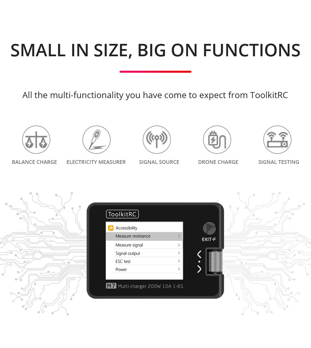 ToolkitRC M7 200W 10A Balance  - مراجعة Drone Battery Voltage Checker وسعره