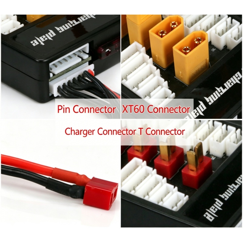 6 in 1 XT60 Parallel Charging  - مراجعة Drone Battery Parallel Board وسعره