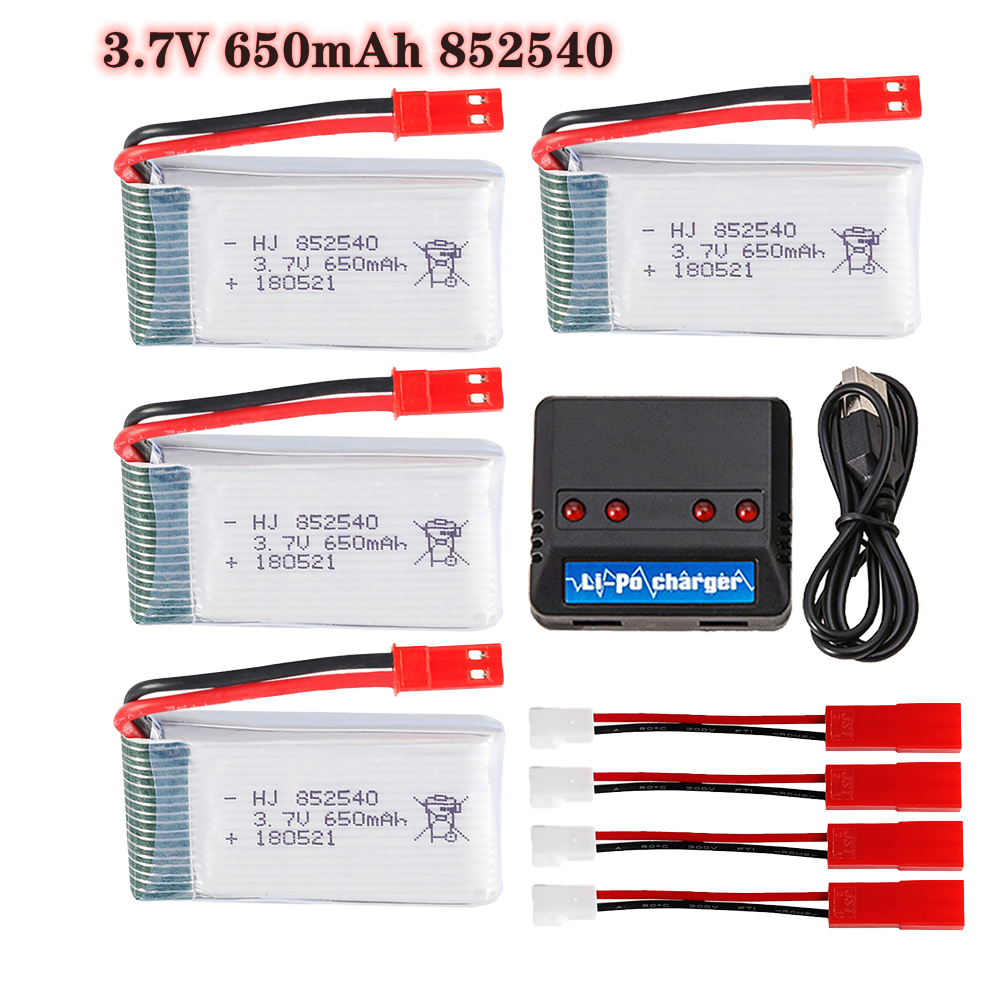 3.7v 650mAh 852540 Lipo Batter - مراجعة Drone Battery Charger وسعره