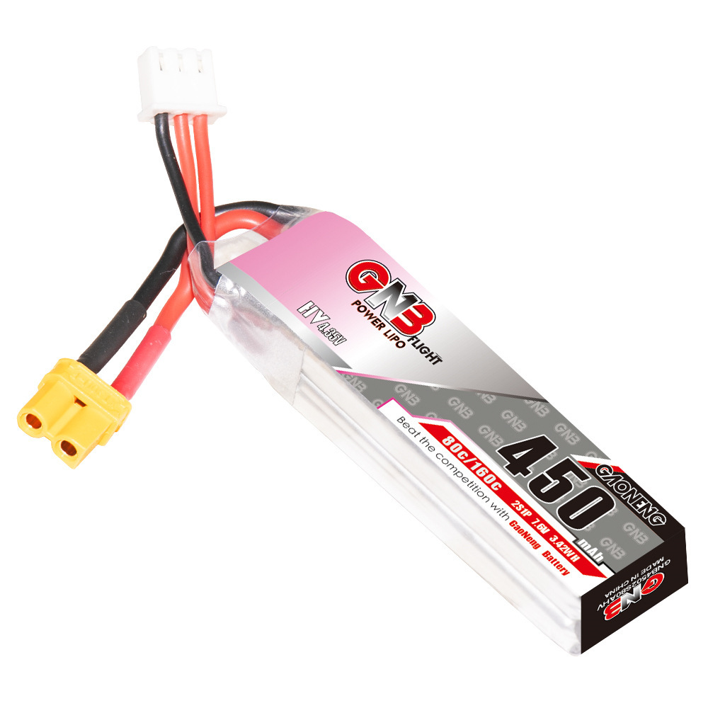 GNB LiPo Battery HV 2S 7.6V 45 - مراجعة Drone Battery Plate وسعره