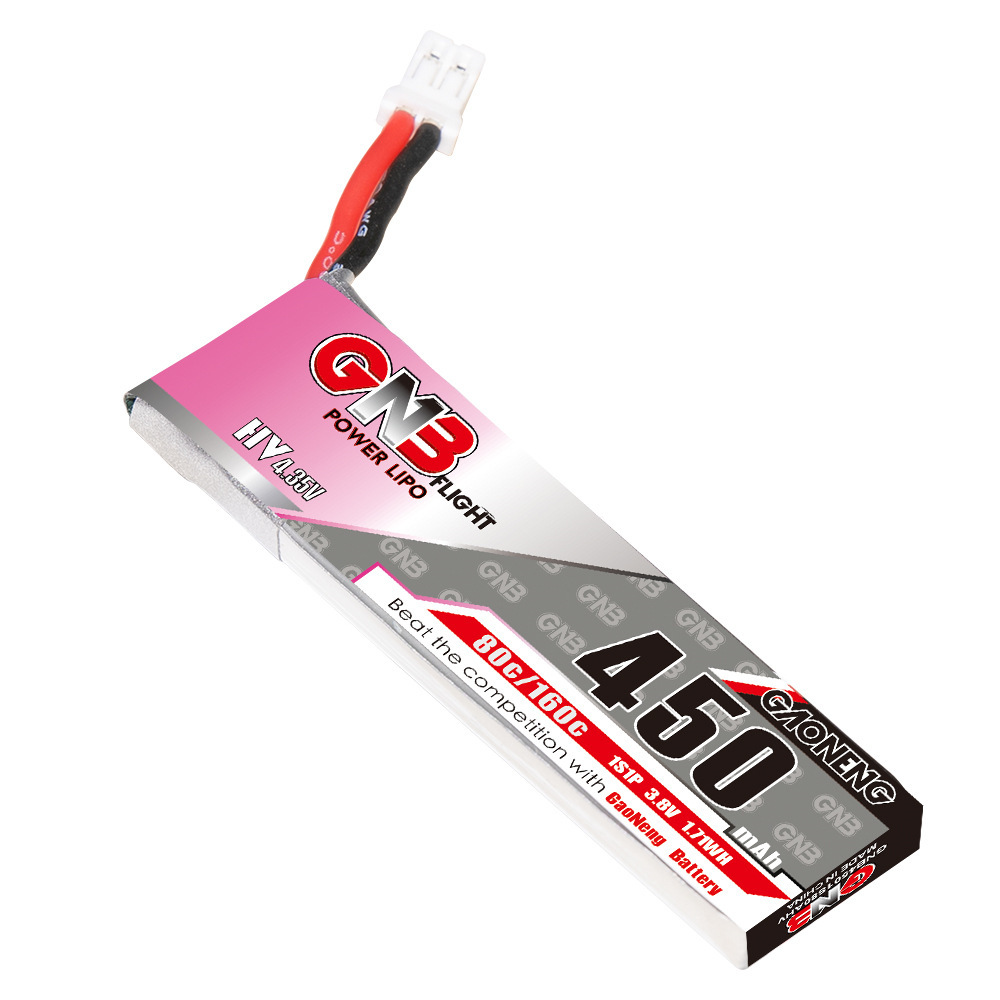 GNB HV 1S 3.8V 450mAh 80C/160C - مراجعة Drone Battery Plate وسعره