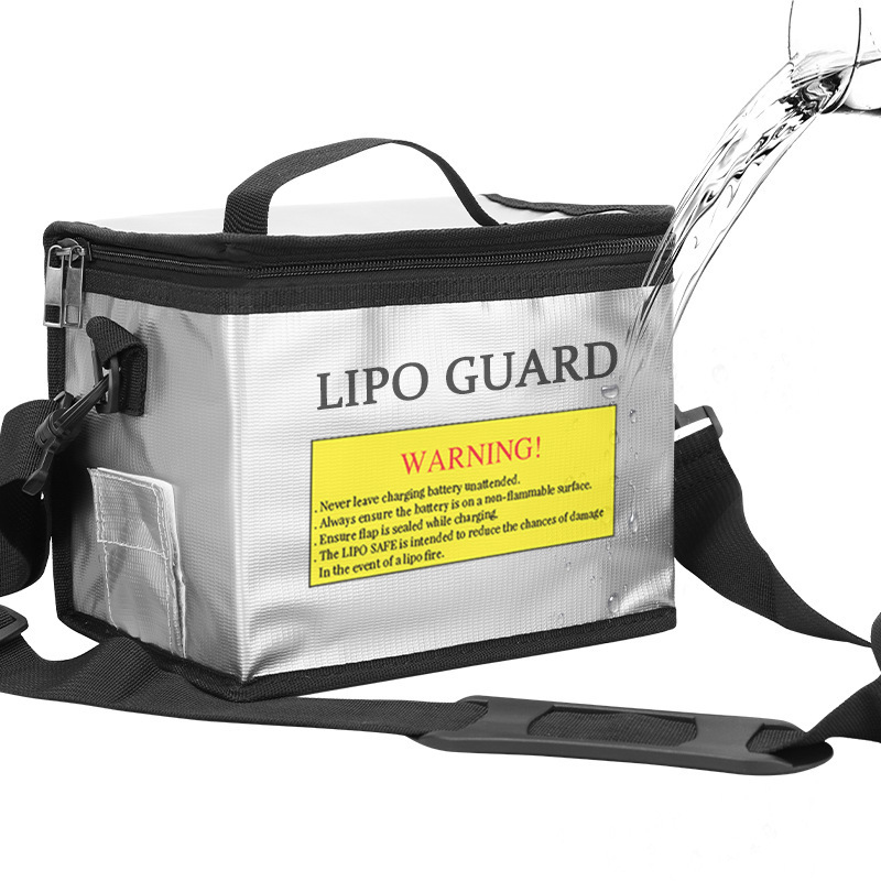 Lipo Battery Safety Bag Portab - مراجعة Drone Battery Bag وسعره