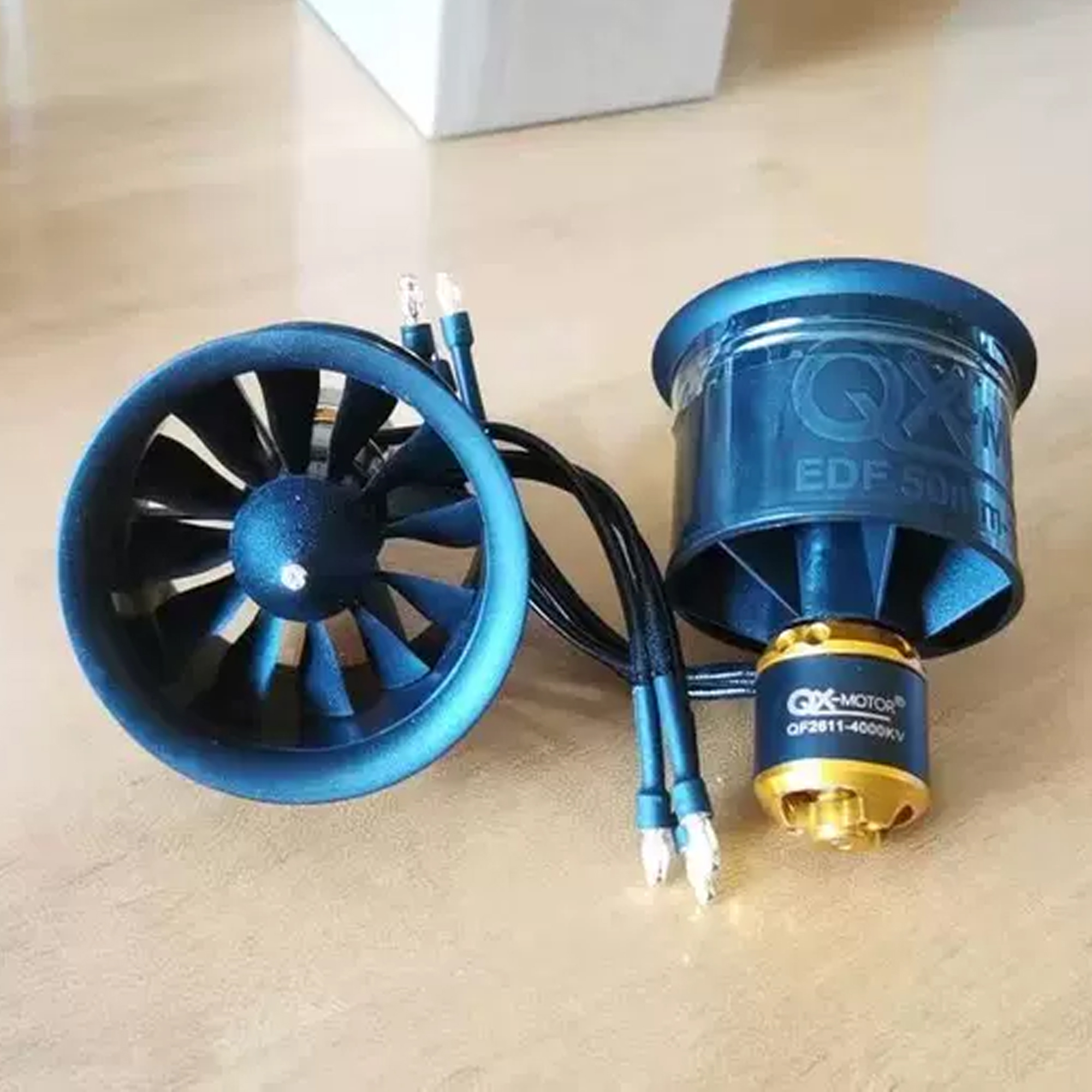 QX-MOTOR EDF 50mm QF2611 3S-4S - مراجعة Drone Battery 4S وسعره