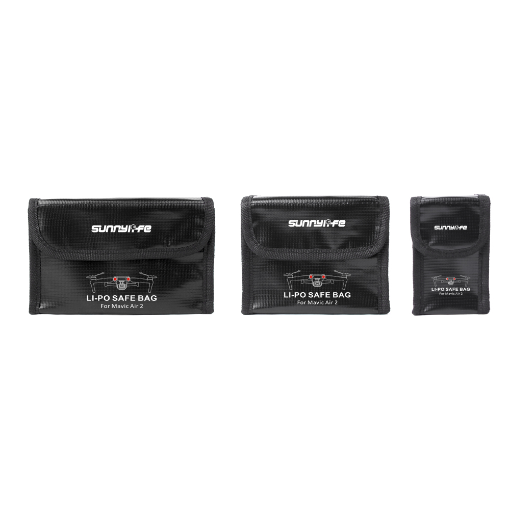 For DJI AIR 2S LiPo Safe Bag E - مراجعة Drone Battery Bag وسعره