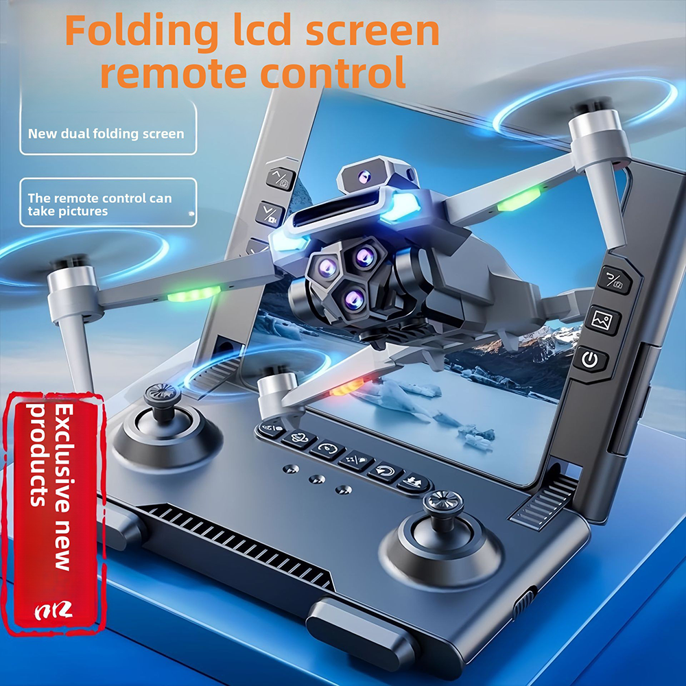 Foldable M66 RC Drone with 4.5 - مراجعة Drone Battery Case وسعره