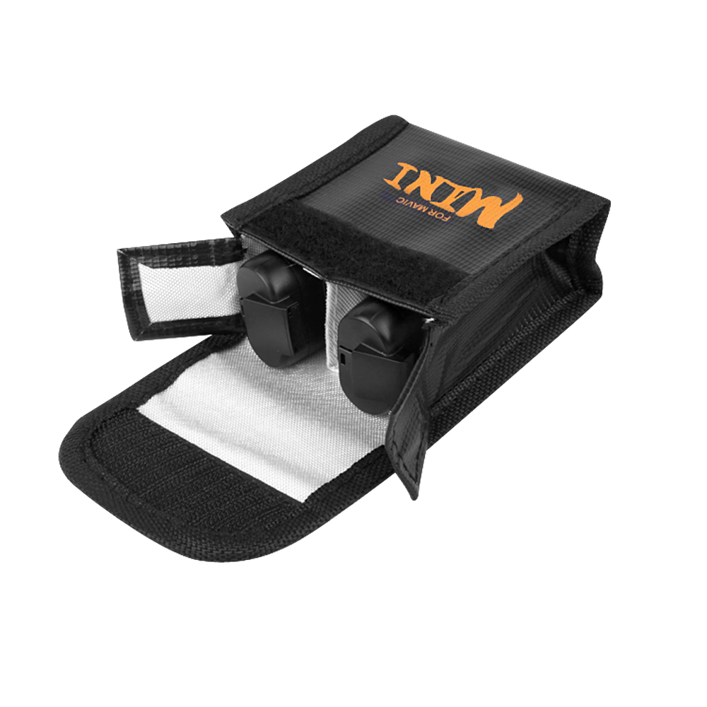 Battery Safe Bag for DJI MINI  - مراجعة Drone Battery Bag وسعره