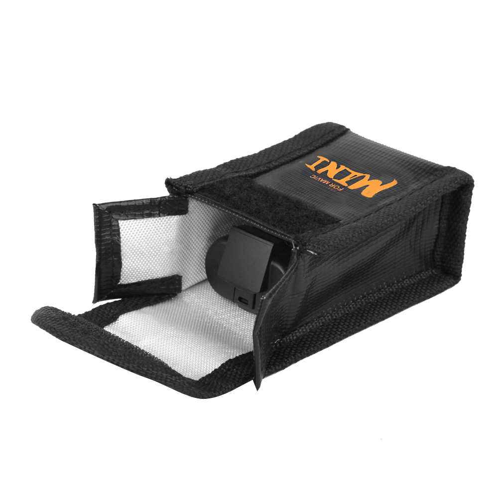 Battery Safe Bag for DJI MINI  - مراجعة Drone Battery Bag وسعره