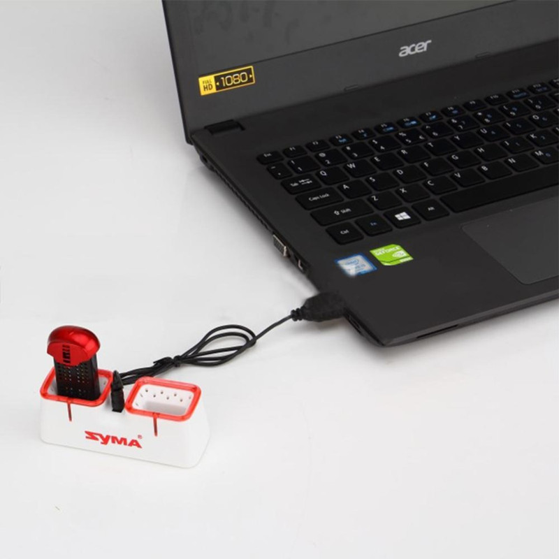 Dual USB Fast Charger for Syma - مراجعة Drone Battery Case وسعره