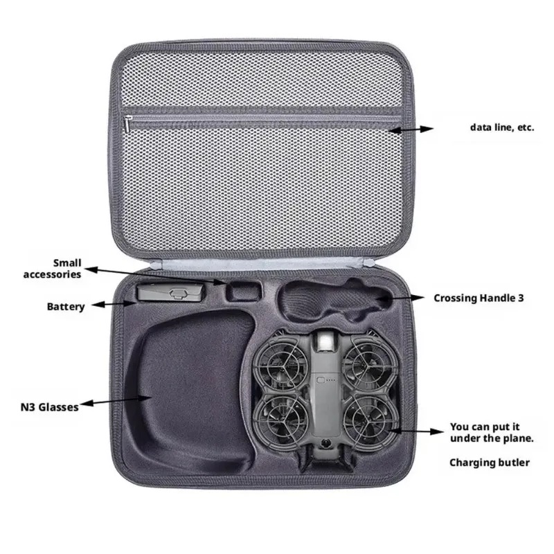 for dji NEO2 Portable Carrying - مراجعة Drone Battery Bag وسعره
