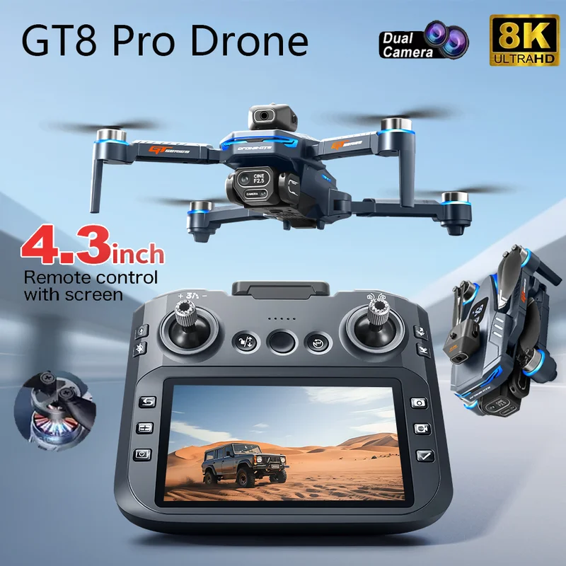 2026 New GT8 Drone GPS 8K Prof - مراجعة Drone Battery Case وسعره