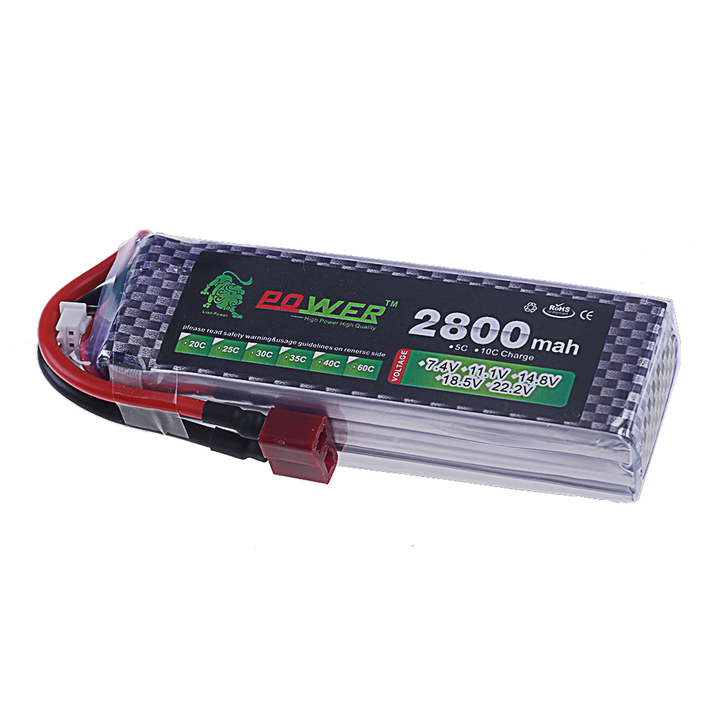 2800mAh 3S 11.1V 40C FPV Drone - مراجعة Drone Battery 3S وسعره