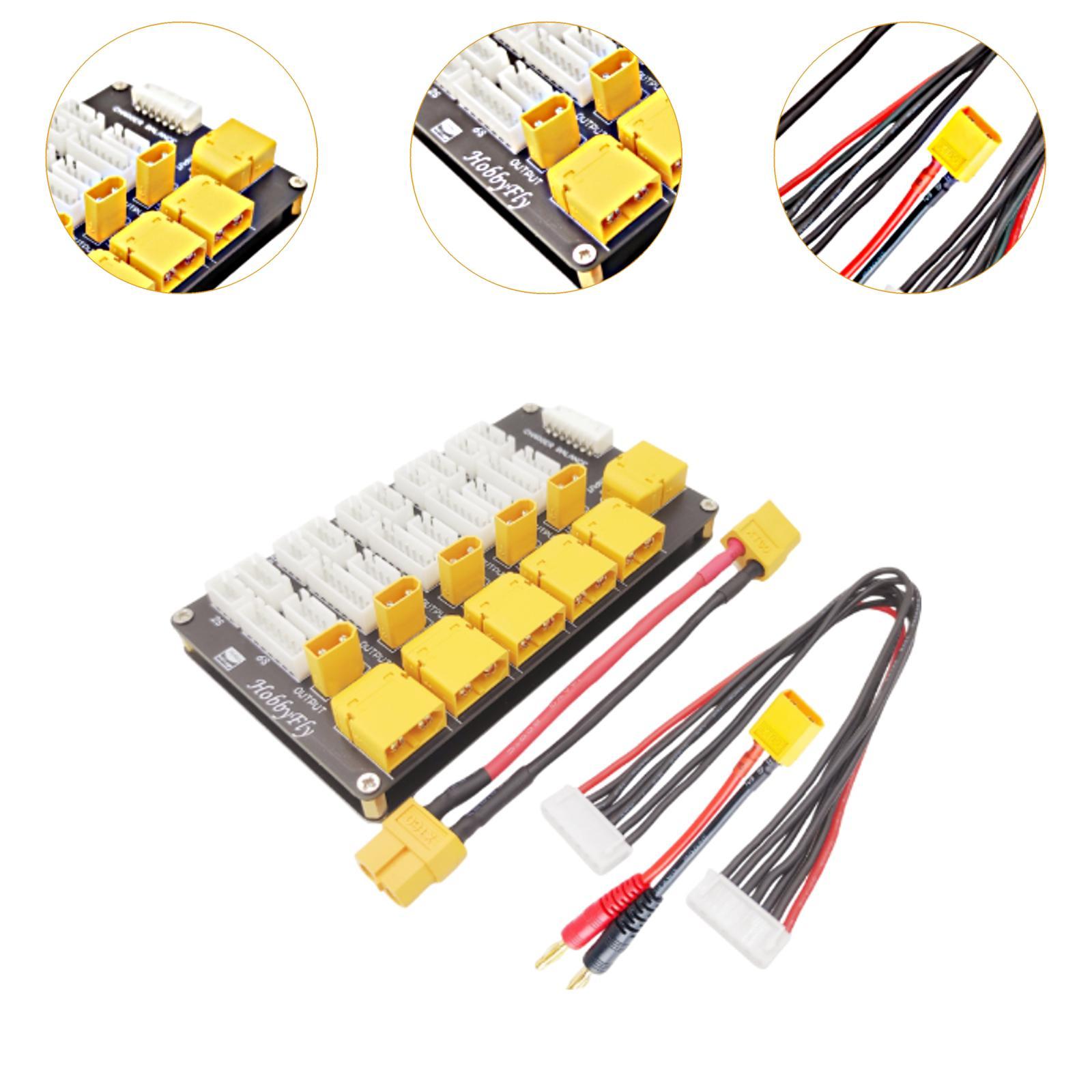 RC Aircraft Lipo Parallel Char - مراجعة Drone Battery Parallel Board وسعره