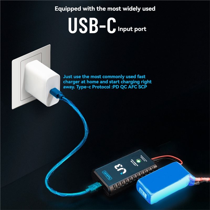 Toolkitrc U3 Battery 2A 25W 2- - مراجعة Drone Battery 3S وسعره