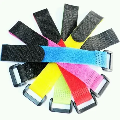 10PCS 300mm Magic Sticker LIPO - مراجعة Drone Battery Strap وسعره