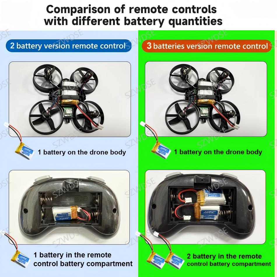 jjrc H36 Mini Drone 3D Flip He - مراجعة Drone Battery Case وسعره