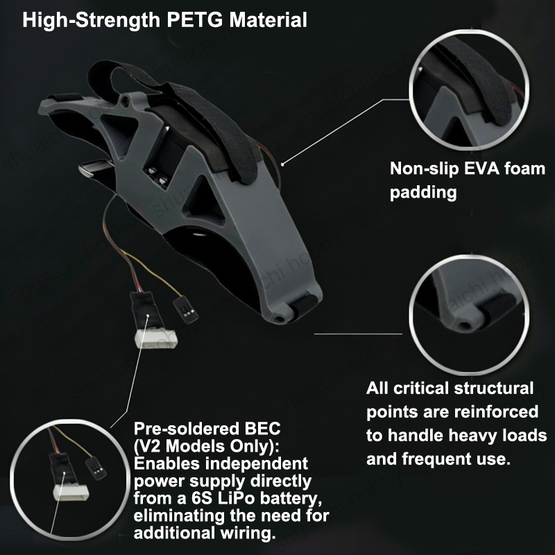 1PCS Strap-type FPV Drone PWM- - مراجعة Drone Battery Strap وسعره