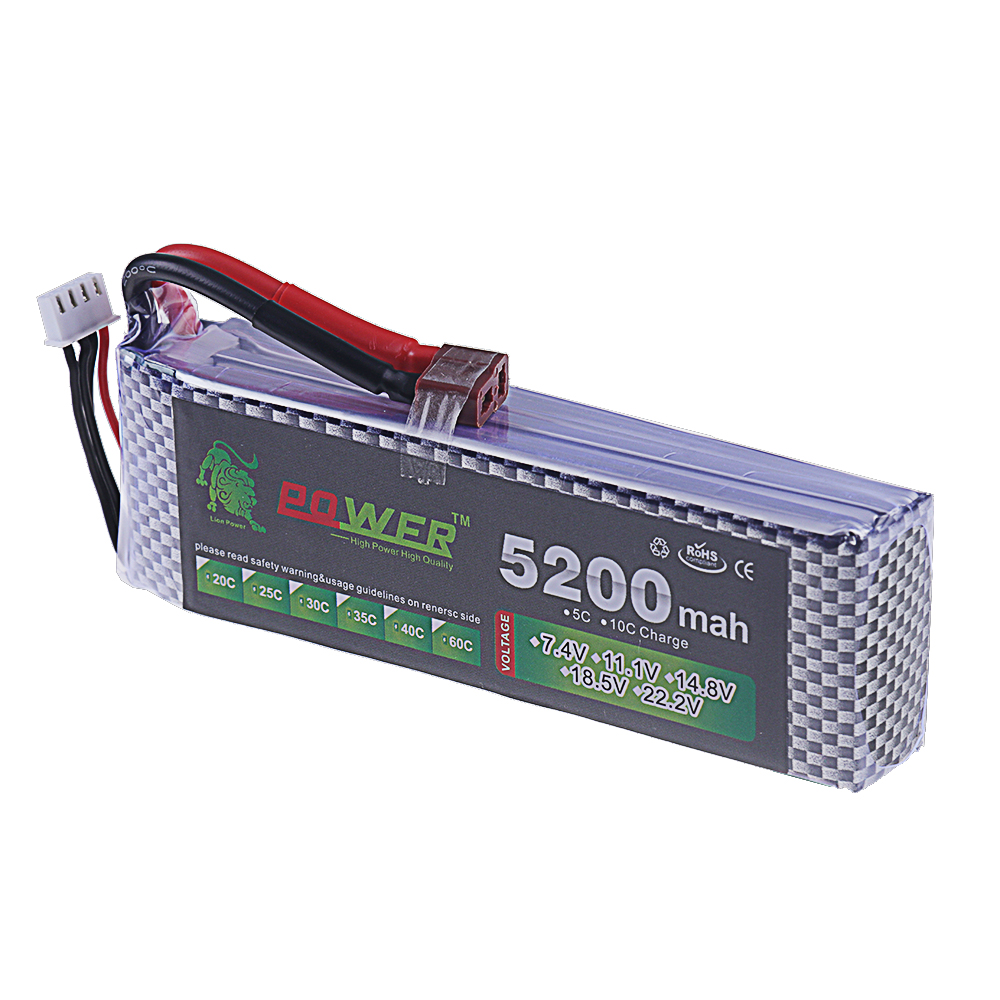 3S Lipo Battery 11.1V 5200mah  - مراجعة Drone Battery 3S وسعره