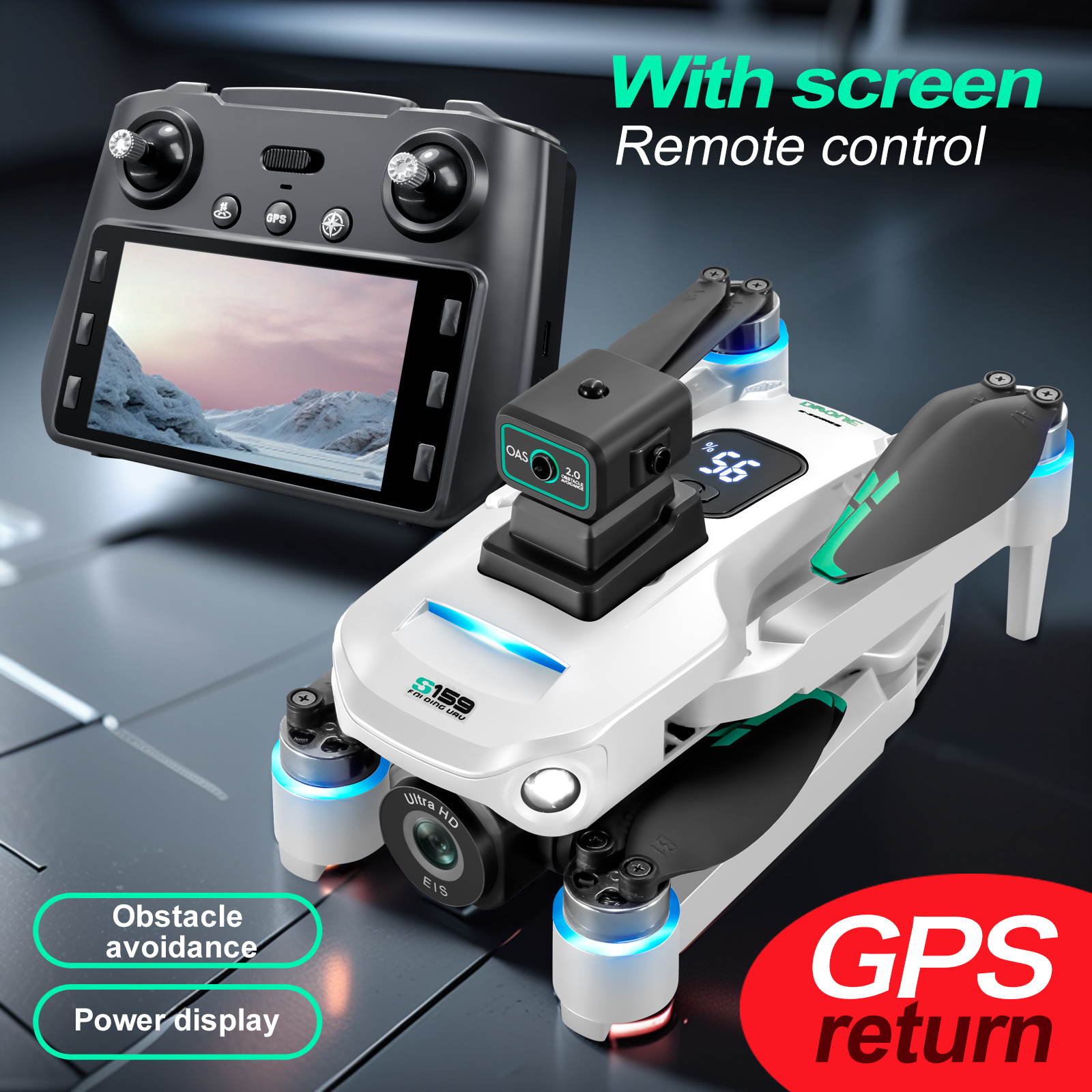S159 GPS Drone 4K Profesional  - مراجعة Drone Battery Balance Charger وسعره