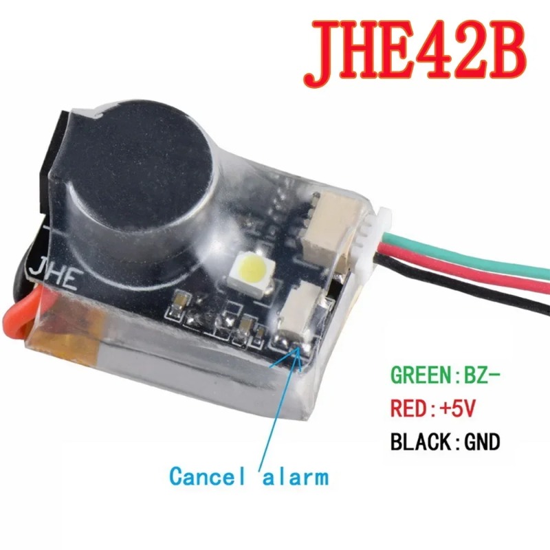 JHEMCU JHE42B/ JHE42B_S Finder - مراجعة Drone Battery Alarm وسعره